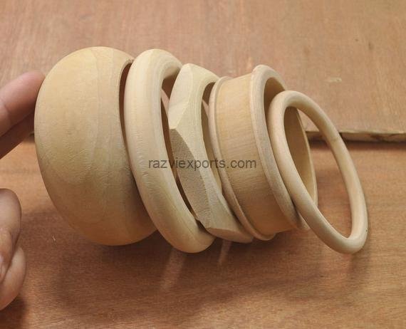 Wooden Bangles set