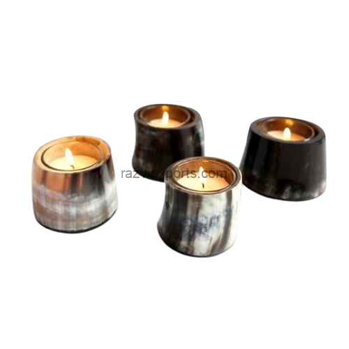 Buffalo, cow horn candle stand holder t light manufacturer