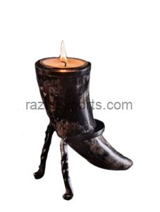 Buffalo, cow horn candle horn holder t light metal stand manufacturer