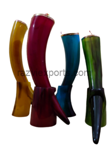 Brass molded color stained Viking drinking horn manufacturer