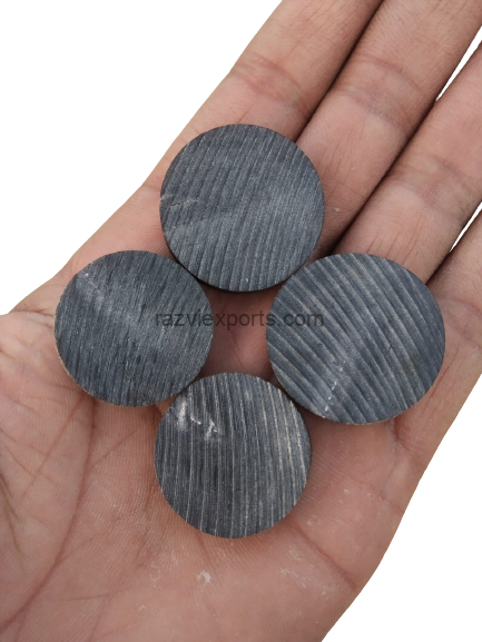 Natural Buffalo horn blank button black manufacturer