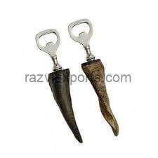 Buffalo and sheep horn bottle opner manufacturer