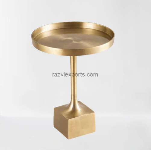 Brass round decorative cake stand tray manufacturer & supplier in india