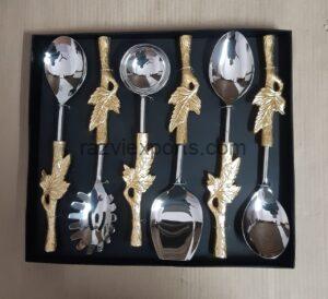 Metal Royal Sever spoon set manufacturer in india