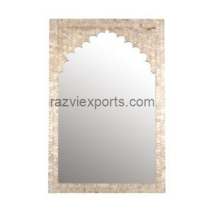 Mother of pearl inlaid mirror frame manufacturer in india