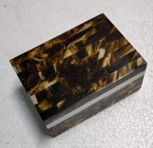 Resin Jewelry Box black color manufacturer in india