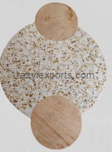 Stone chopping board with wooden handle manufacturer