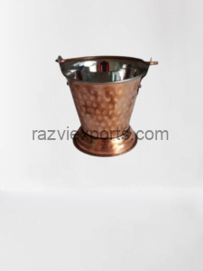 metal bucket with hangging handle manufacturer & supplier in india