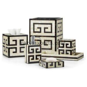 mother of pearl inlaid bathroom set manufacturer in india