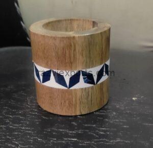 wooden Bone Inlaid Candle holder manufacturer in india