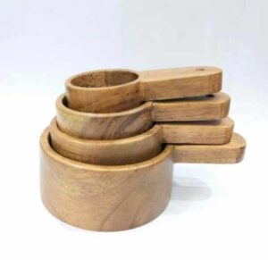 wooden scoop set manufacturer in india