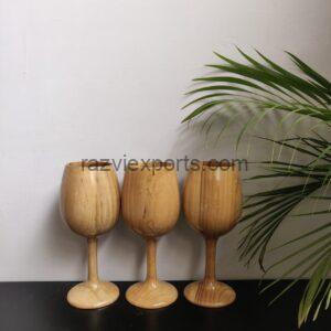 wooden wine glass manufacturer and exporter