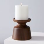 wooden candle stand