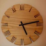 wooden decor wall clock