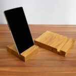 wooden flat mobile stand