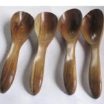 wooden teaspoon set of 4