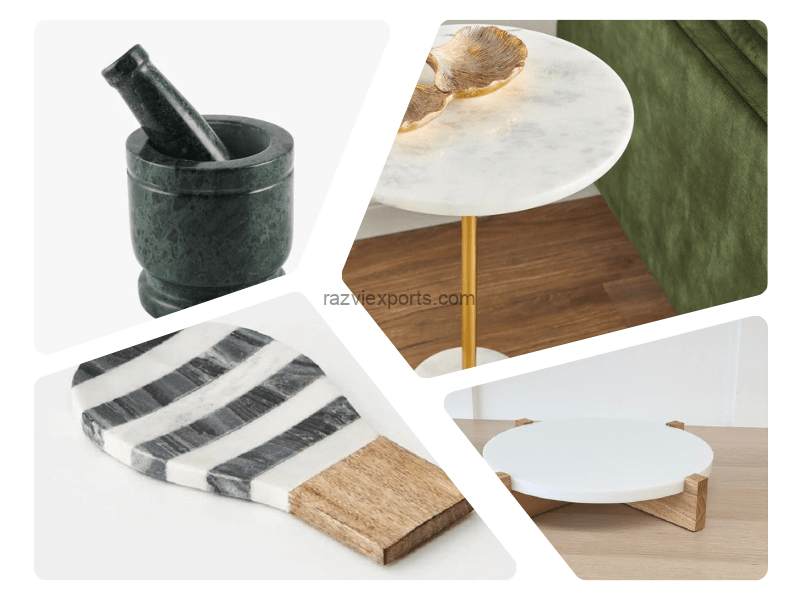 Razvi Exports | Expert Home Decor, Kitchenware, Tableware Manufacturer 6 marble products Manufacturer and Exporter Razvi Exports