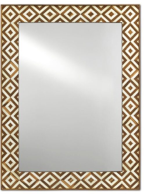 Brown Bone Inlay Floor Mirror Manufacturer Razvi Exports