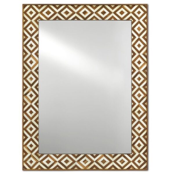 Brown Bone Inlay Floor Mirror Manufacturer Razvi Exports