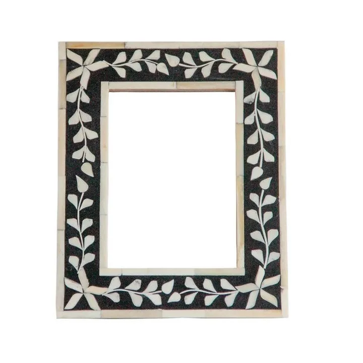 Floral Bone Inlay Wall Mirror manufacturer and exporter