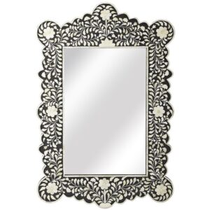 Buy Royal Bone Inlay Wall Mirror By Razvi Exports