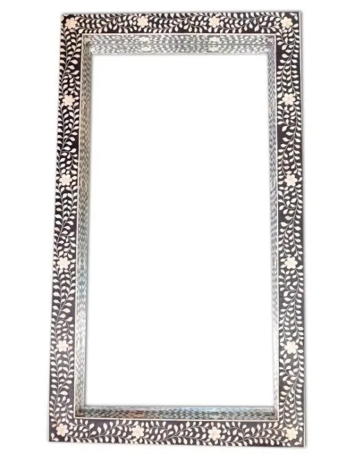 Large Bone Inlay Floor Mirror Manufacturer Razvi Exports