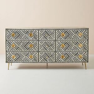 Black and White Bone Inlay Dresser manufacturer