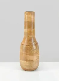 Wooden decorative vases wholesale