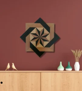 Modern wood wall art manufacturer Razvi Exports in India