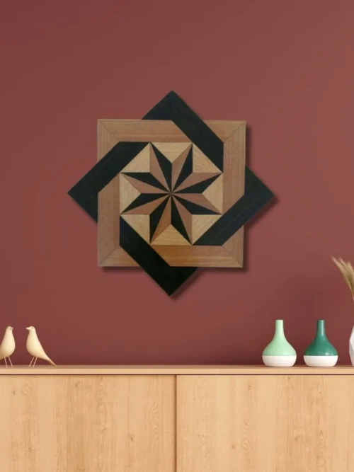 Modern wood wall art manufacturer Razvi Exports in India
