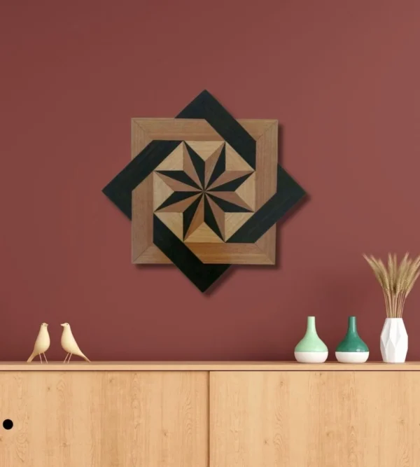 Modern wood wall art manufacturer Razvi Exports in India