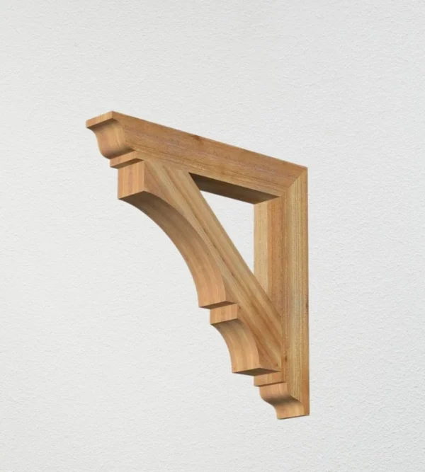 custom wood corbels Manufacturer Razvi Exports in Sambha India