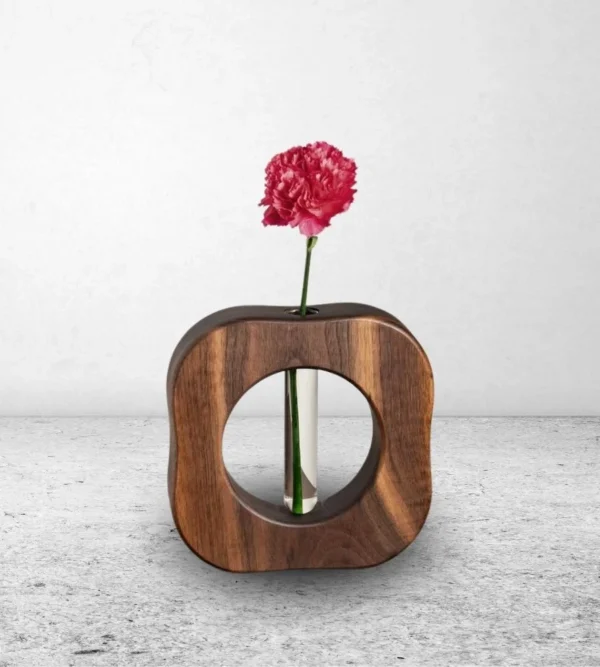 wood flower vase manufacturer Razvi Exports