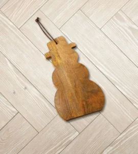 Acacia wood snowman Manufacturer Razvi Exports