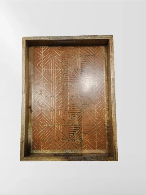 Minimalistic Wood tray Rectangle shape- Razvi Exports
