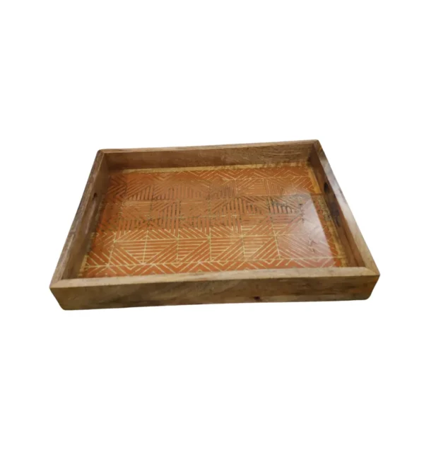 Minimalistic Wood Serving tray Rectangle shape