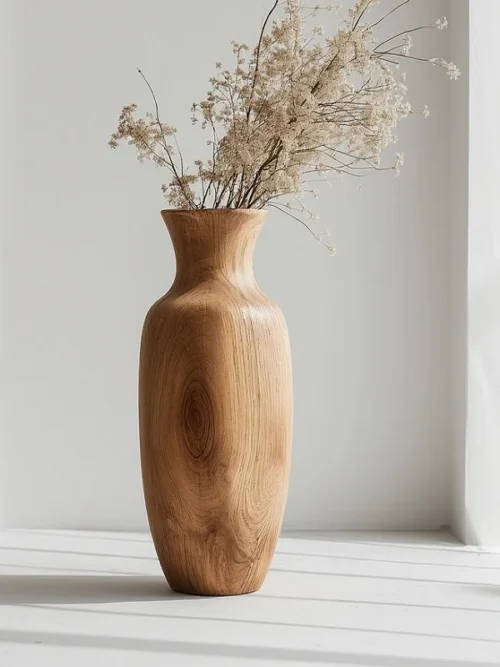 mango wood floor vase manufacturer Razvi Exports