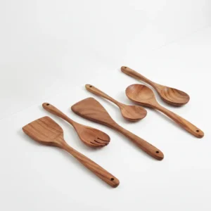 handmade wooden spatulas set available in acacia teak walnut and rose wood