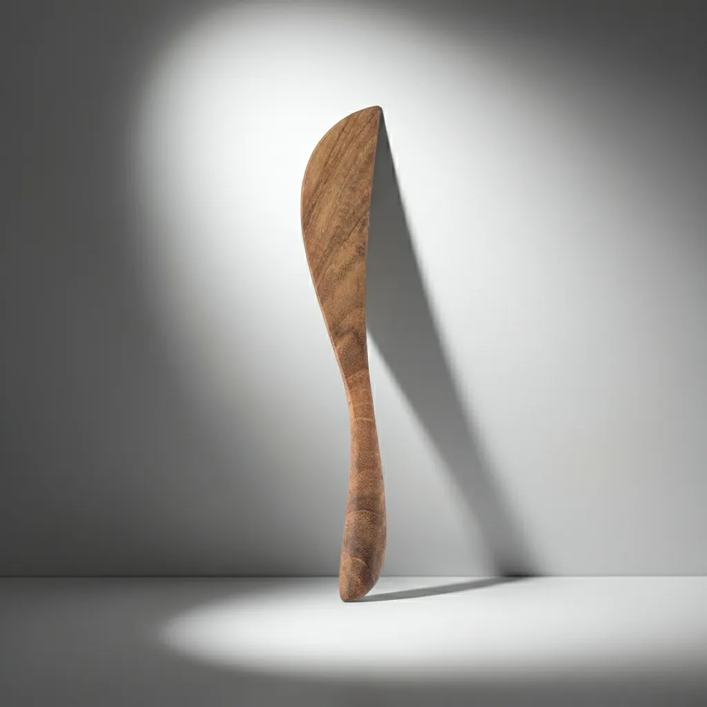acacia wood butter knife 6 inch handcrafted wooden butter spreader