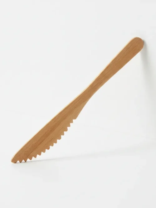 wooden butter knife 6 inch made from mango wood for spreading butter
