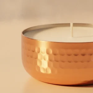decorative copper candle bowl 5 inch for home décor and tabletop styling