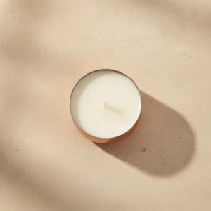copper candle bowl for wholesale export with purity test report and food-related certificate available on request