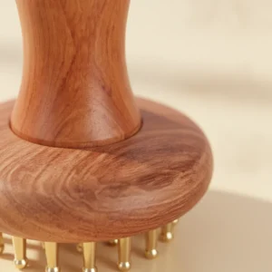 Ayurvedic Kansa scalp massage tool for head and body relaxation
