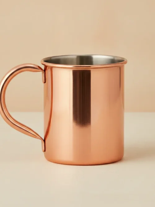 plain copper mug 16 oz made from 99%+ pure copper