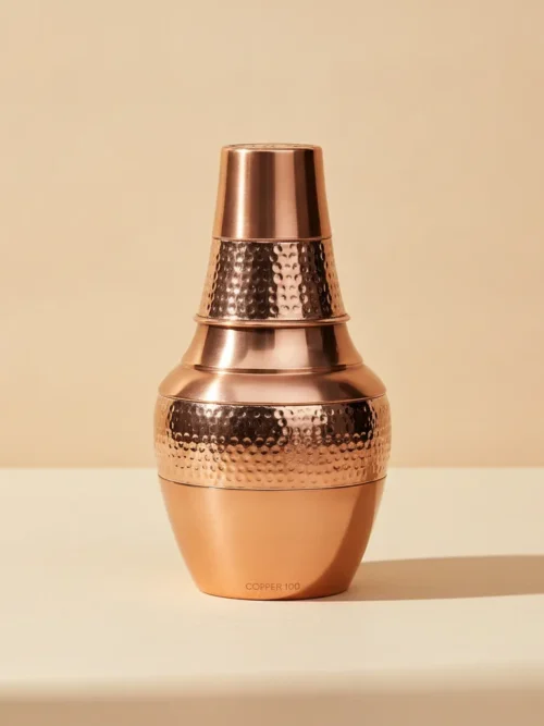 pure copper water pot 1.5 litre made from 99%+ pure copper