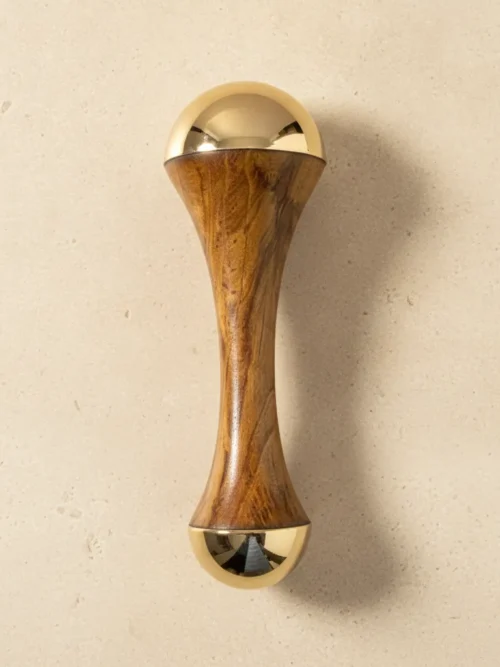 two-in-one Kansa wand massager 5 cm diameter and 15 cm length