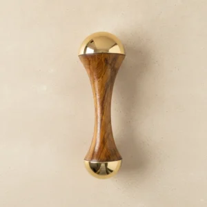 wooden Kansa wand massager for foot and body massage, HSN code 90191020
